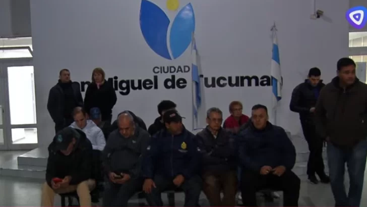 Empleados de la Dirección de Tránsito realizaron una medida de fuerza