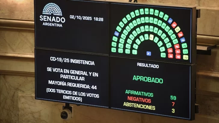 El Senado rechazó los vetos presidenciales en Garrahan y universidades