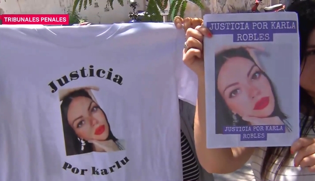 Familiares realizaron una marcha en reclamo de justicia por Karla Robles Familiares realizaron una marcha en reclamo de justicia por Karla Robles