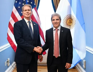 El secretario del Tesoro de EE.UU. recibió a Luis Caputo: “Satisfecho de darle la bienvenida”