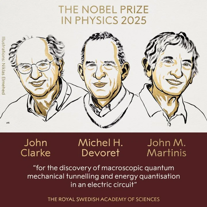 El premio Nobel de Física 2025 fue otorgado a John Clarke, Michel H. Devoret y John M. Martinis