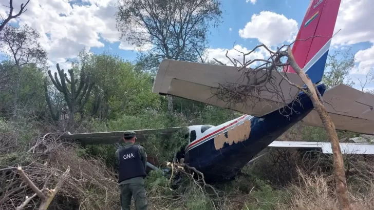 Una avioneta con más de 100 kilos de cocaína cayó cerca de Tucumán