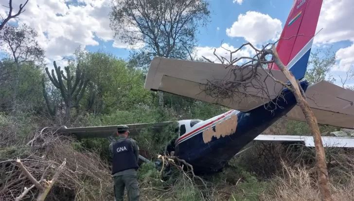 Una avioneta con más de 100 kilos de cocaína cayó cerca de Tucumán