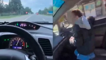 Se grabó manejando a 170 km/h con su hijo adelante y sin cinturón