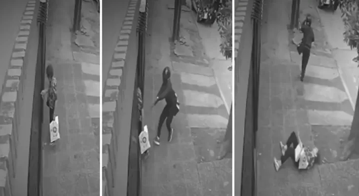 Una abuela terminó con fractura de cadera luego de sufrir un violento asalto