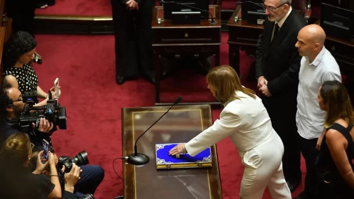 Juraron los nuevos senadores nacionales