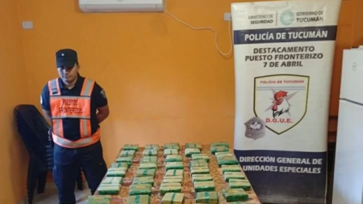 Incautaron un kilo de marihuana en un control fronterizo