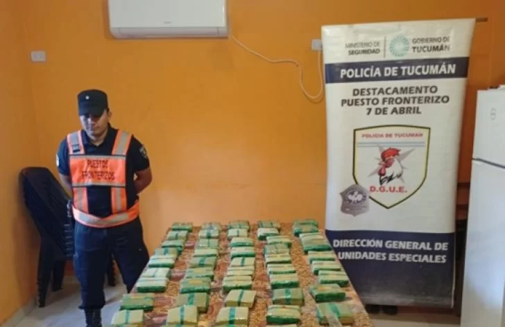 Incautaron un kilo de marihuana en un control fronterizo