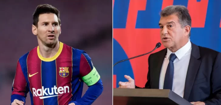 El presidente de Barcelona habló de la posibilidad de que vuelva Lionel Messi y la catalogó de “escenario poco realista”