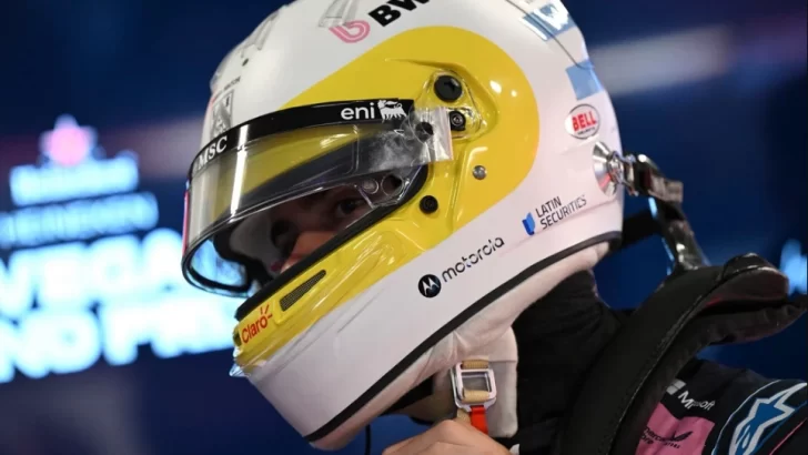 Colapinto largará último en la carrera Sprint en el Gran Premio de Qatar