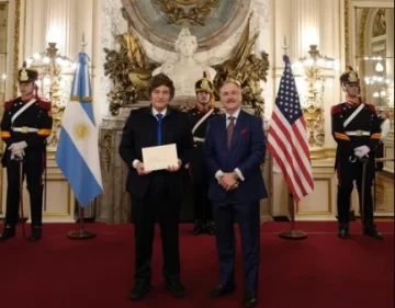 Milei recibió las cartas credenciales del embajador de los Estados Unidos