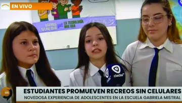 Recreos sin celulares: una experiencia que promueve la conexión real en la Escuela Mistral