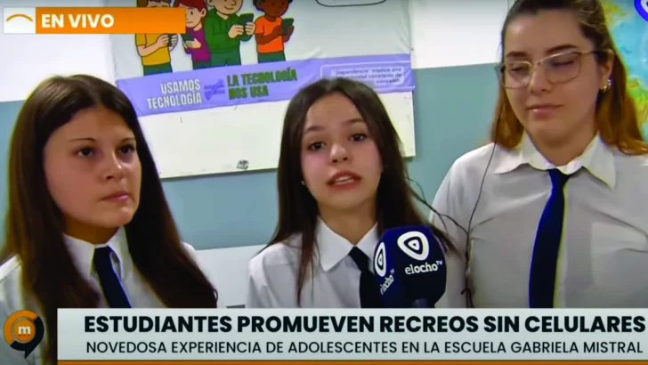 Recreos sin celulares: una experiencia que promueve la conexión real en la Escuela Mistral