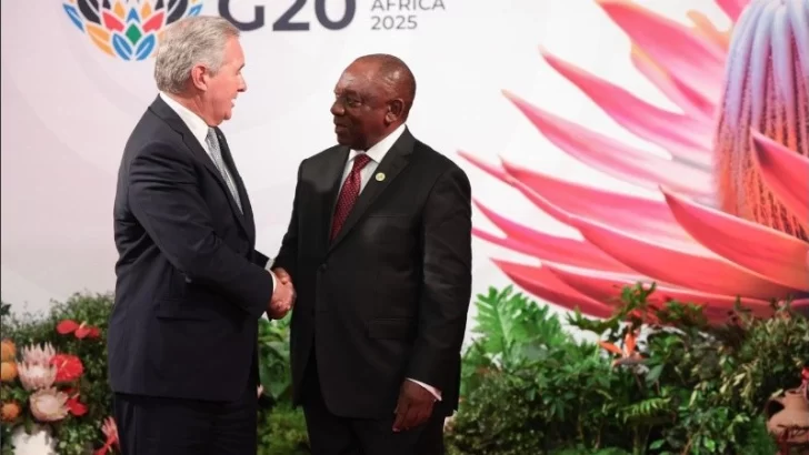 Argentina rechazó la declaración final de la cumbre del G20 en Sudáfrica Argentina rechazó la declaración final de la cumbre del G20 en Sudáfrica