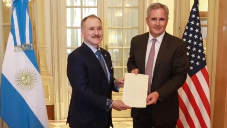 Pablo Quirno recibió a Peter Lamelas, el nuevo embajador de EE.UU. en la Argentina