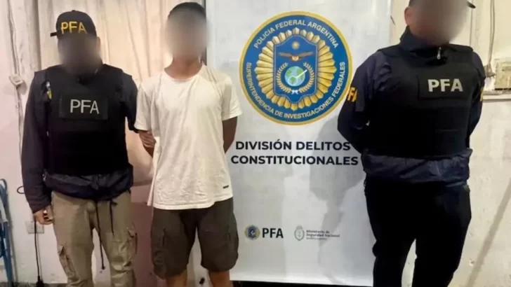 Detuvieron a un joven por estar acusado de amenazar de muerte a Javier Milei