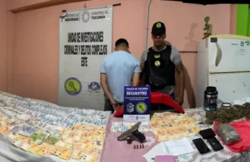 Operativo simultáneo en tres ciudades terminó con detenidos, droga y un arma secuestrada