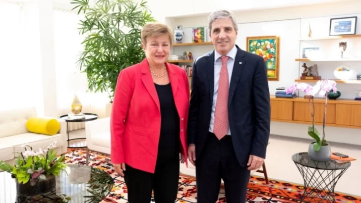 Caputo se reunió con Kristalina Georgieva en Davos Caputo se reunió con Kristalina Georgieva en Davos