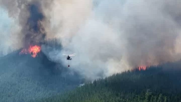 Incendios en la Patagonia: cortan la ruta 40 por el avance del fuego y el humo llega a Buenos Aires