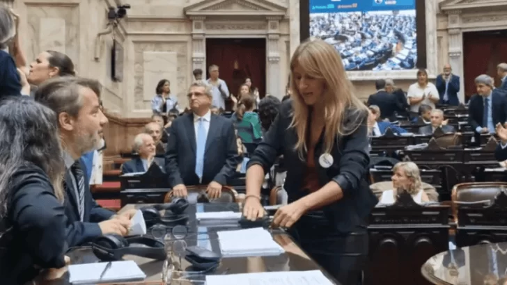 La Libertad Avanza pidió la expulsión de Florencia Carignano tras el escándalo por los micrófonos en Diputados La Libertad Avanza pidió la expulsión de Florencia Carignano tras el escándalo por los micrófonos en Diputados
