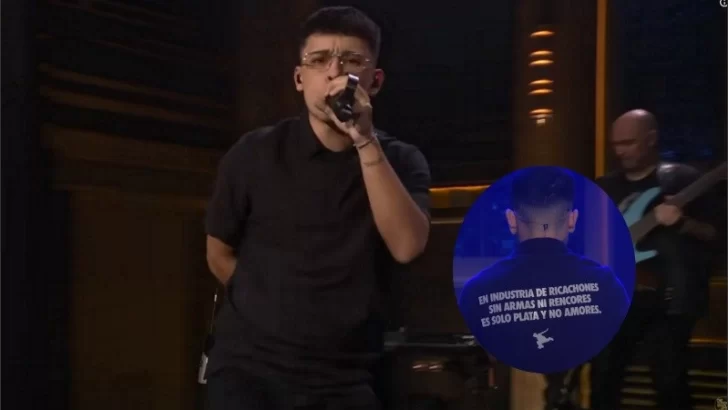 Un “turrazo” en el programa de Jimmy Fallon: Trueno se presentó en The Tonight Show Un “turrazo” en el programa de Jimmy Fallon: Trueno se presentó en The Tonight Show