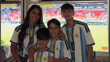 Antonela Roccuzzo festejó el triunfo de la selección argentina y el hat trick de Messi: “Sos increíble” Antonela Roccuzzo festejó el triunfo de la selección argentina y el hat trick de Messi: “Sos increíble”
