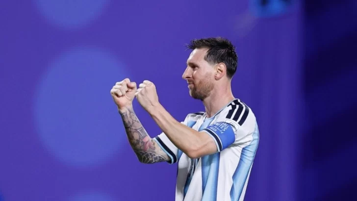 Lionel Messi explicó sus lágrimas tras el primer gol en otra noche gloriosa Lionel Messi explicó sus lágrimas tras el primer gol en otra noche gloriosa