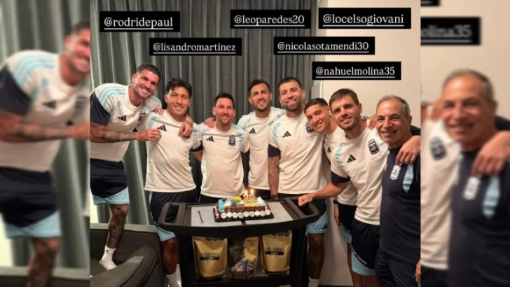 La sorpresa para Messi en la intimidad de la concentración argentina La sorpresa para Messi en la intimidad de la concentración argentina