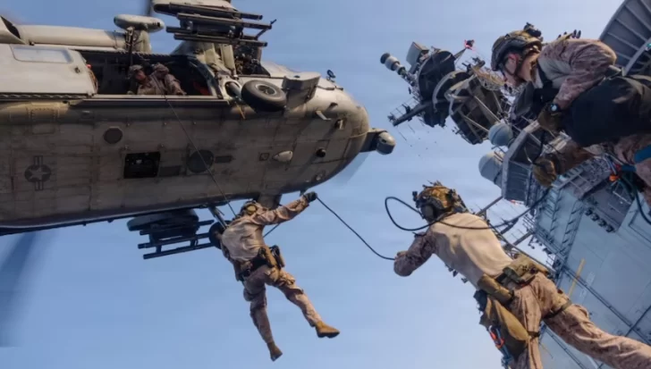Estados Unidos realizó nuevos ataques contra objetivos militares iraníes cerca del estrecho de Ormuz Estados Unidos realizó nuevos ataques contra objetivos militares iraníes cerca del estrecho de Ormuz