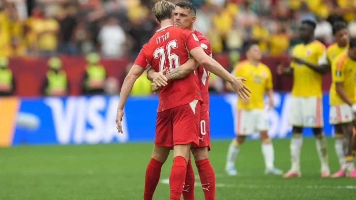 Suiza dejó en el camino a Colombia y se cruzará con Argentina Suiza dejó en el camino a Colombia y se cruzará con Argentina