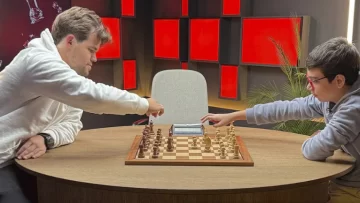 Faustino Oro le ganó una partida al número uno del mundo, Magnus Carlsen Faustino Oro le ganó una partida al número uno del mundo, Magnus Carlsen