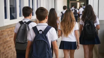 Dejaron una bala y un mensaje contra los viajes de egresados en un colegio Dejaron una bala y un mensaje contra los viajes de egresados en un colegio