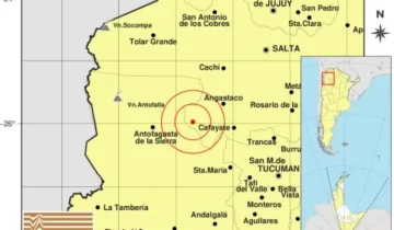 Un sismo de magnitud 4,7 se sintió en San Miguel de Tucumán y otras ciudades del Norte Un sismo de magnitud 4,7 se sintió en San Miguel de Tucumán y otras ciudades del Norte