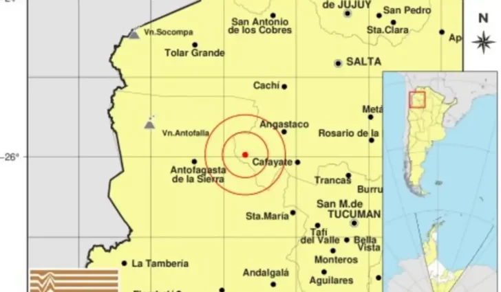 Un sismo de magnitud 4,7 se sintió en San Miguel de Tucumán y otras ciudades del Norte Un sismo de magnitud 4,7 se sintió en San Miguel de Tucumán y otras ciudades del Norte