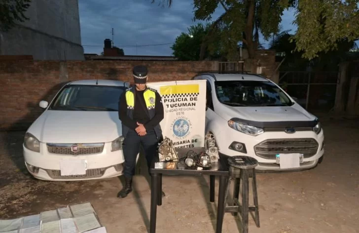 Secuestraron documentación, autopartes y dos vehículos en un allanamiento Secuestraron documentación, autopartes y dos vehículos en un allanamiento
