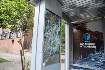 Avanza la identificación de los responsables de vandalizar 58 paradas de colectivos en la Capital tucumana Avanza la identificación de los responsables de vandalizar 58 paradas de colectivos en la Capital tucumana