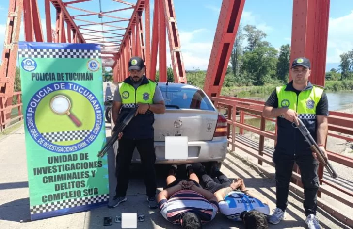 Dos hombres arrojaron cocaína durante una persecución en Concepción Dos hombres arrojaron cocaína durante una persecución en Concepción