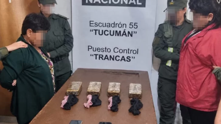 Detuvieron a dos mujeres que transportaban cocaína adosada al cuerpo Detuvieron a dos mujeres que transportaban cocaína adosada al cuerpo