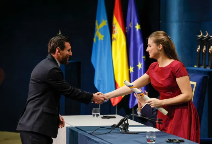 Messi fue distinguido con el Premio Princesa de Asturias de los Deportes Messi fue distinguido con el Premio Princesa de Asturias de los Deportes