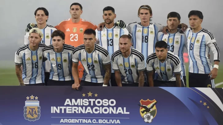 Sin Messi, la Selección Argentina se floreó y goleó 4-0 a Bolivia Sin Messi, la Selección Argentina se floreó y goleó 4-0 a Bolivia